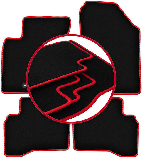 Carlux-red Car Floor Mats Kia Niro Crossover 2016
