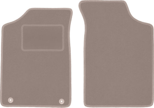 Beige Front Floor Mats Peugeot 106 Hatchback 1991-2003
