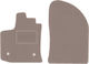 Beige Front Mats Dacia Lodgy Minivan 2012