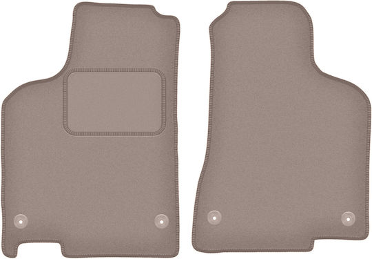 Beige Vordermatten Volkswagen Lupo 3l Hatchback 1997-2005