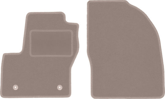Beige Front Mats Ford Tourneo Connect Van 2013-2017