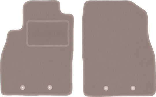 Beige Front Floor Mats Chevrolet Volt Hatchback 2012-2017