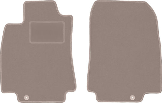 Beige Car Mats Nissan Tiida C11 Hatchback Sedan 2004-2012