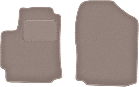 Beige Front Mats Daihatsu Sirion Iii M300 Hatchback 2004-2010