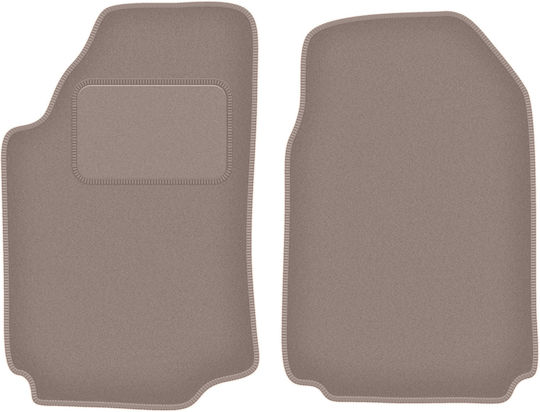 Beige Front Mats Audi 100 C3 Sedan Avant 1983-1991