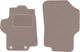 Beige Car Mats Peugeot 1007 Minivan 2004-2009
