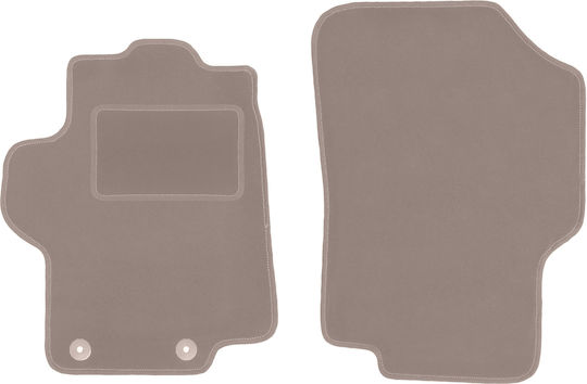 Beige Car Mats Peugeot 1007 Minivan 2004-2009