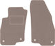 Beige Car Mats Alfa Romeo Mito Hatchback 2008-2019