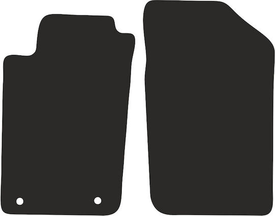 Basis Vordere Fußmatten Peugeot 206 Hatchback SW Kombi CC Cabrio 1998-2010