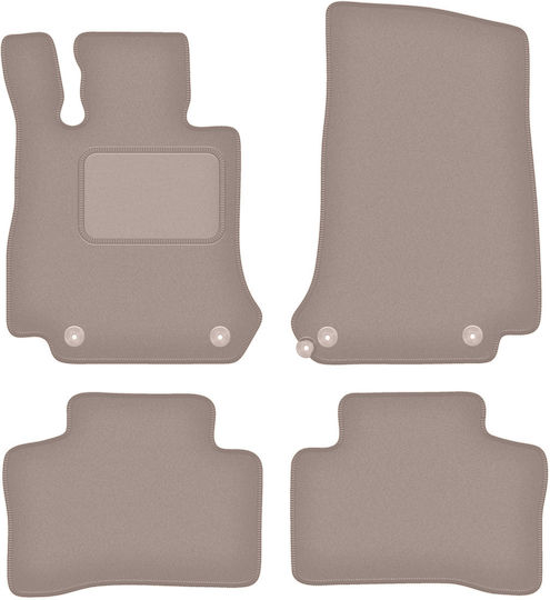 Beige Velvet Floor Mats Mercedes Eqc N293 Suv 2019