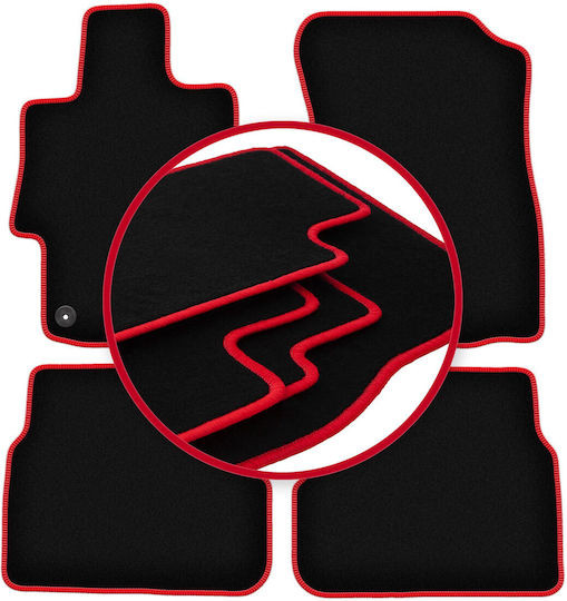 Carlux-red Car Floor Mats Subaru Xv Ii Suv 2019