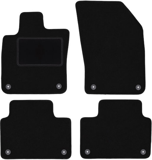Black Velvet Car Mats Volvo V60 II Estate 2018