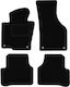 Volkswagen Passat CC Coupe Black Velvet Car Mats 2008-2012