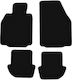 Covorașe de podea negre simple din catifea pentru Porsche 911 Tip 997 Cabrio Coupe Targa 2002-2012