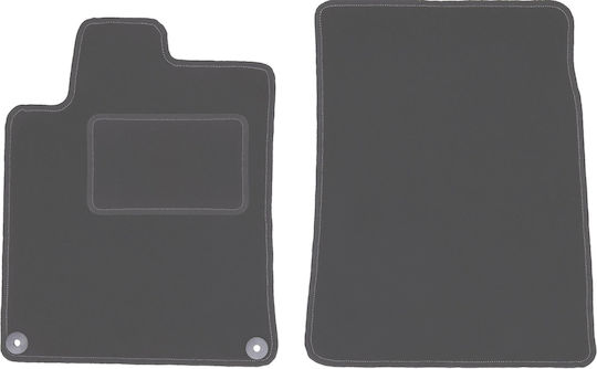 Graphite Car Mats Peugeot 407 Coupe Sedan Station Wagon 2004-2011