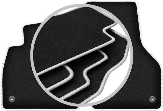 Carlux Silver Car Mats for Audi TT III Coupe 2015