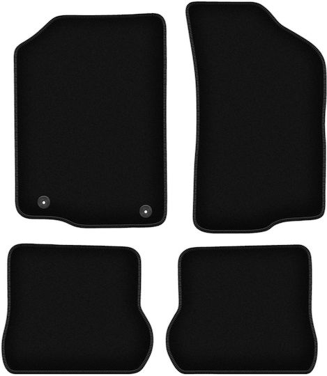 Basic Black Velvet Floor Mats Volkswagen Scirocco Ii Coupe 1981-1992