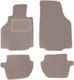 Beige Velvet Car Mats Porsche 911 Type 996 Coupe 1997-2004
