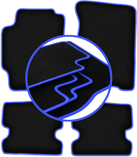 Carlux-blue Car Mats Mazda Mx-6 Ii Coupe 1992-1997