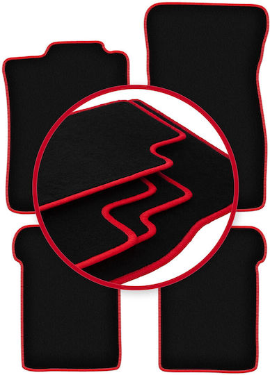 Carlux-red Car Mats Volkswagen Corrado Coupe 1988-1994