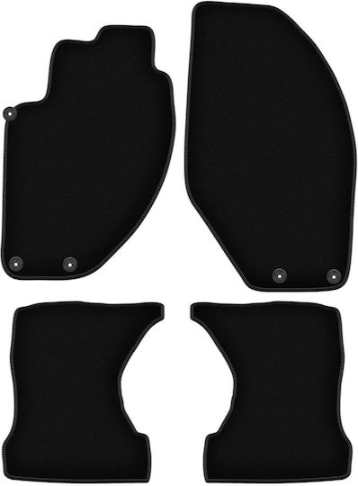 Basic Black Velvet Floor Mats Lancia Kappa Coupe 1994-2001