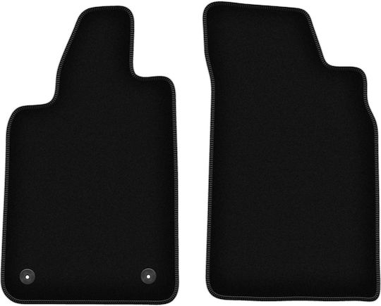 Basic Black Velvet Floor Mats Fiat Barchetta Coupe Cabrio 1995-2005