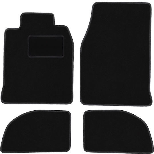 Black Velvet Floor Mats Porsche 944 Coupe 1976-1988