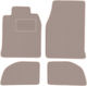 Beige Velvet Car Mats Porsche 944 Coupe 1976-1988