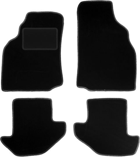Black Velvet Floor Mats Ford Puma Coupe 1997-2001