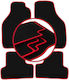 Carlux-red Car Mats Mitsubishi Eclipse Iii Coupe 1999-2006