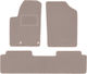 Beige Velvet Floor Mats Citroen Xsara Picasso Minivan 1997-2010