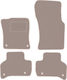 Beige Velvet Car Mats Jaguar XE Sedan 2015