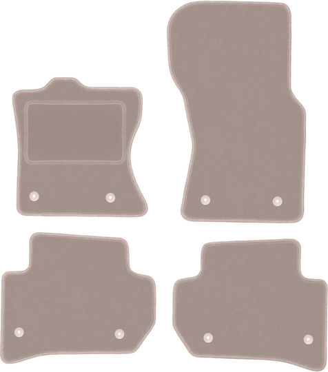 Beige Velvet Floor Mats Jaguar F-pace Suv 2016