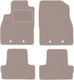 Beige Velvet Floor Mats Chevrolet Volt Hatchback 2012-2017