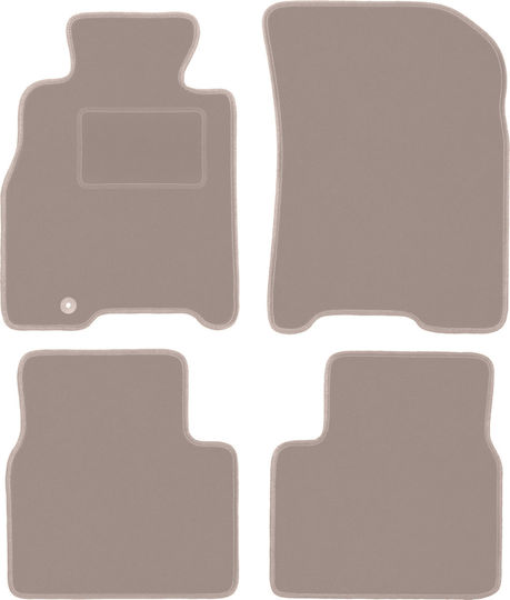 Beige Velvet Floor Mats Mazda Xedos 9 Sedan 1993-2001
