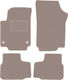 Beige Velvet Floor Mats Seat Mii Hatchback 2011