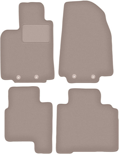 Beige Velvet Floor Mats Mazda Cx-9 I Suv 2006-2015