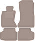 Beige Samt Fußmatten BMW 7 F01 Xdrive 2008-2015