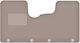 Beige Velvet Car Mats Opel Vivaro II Van 2014-2019
