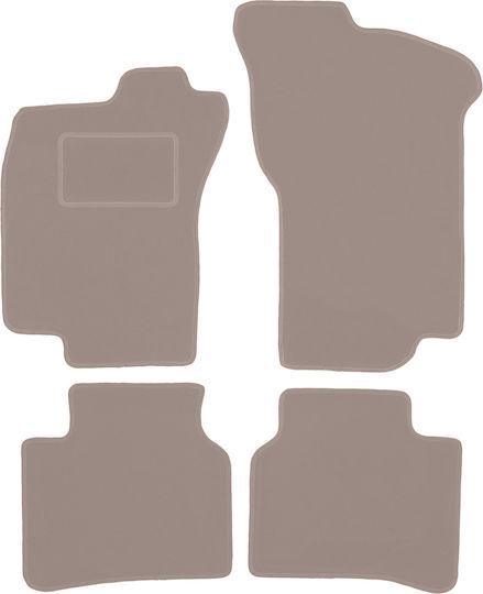Beige Velvet Floor Mats Lancia Dedra Sedan 1989-1999