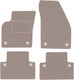 Бежови кадифени стелки за под Volvo V50 комби 2004-2012