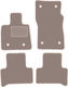 Beige Velvet Floor Mats Alfa Romeo Stelvio 2x4 2wd Suv 2016
