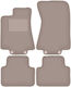 Beige Samt Fußmatten Jaguar XJ VII Limousine 2002-2009