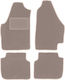 Beige Samt Fußmatten Fiat Idea Minivan 2003-2010