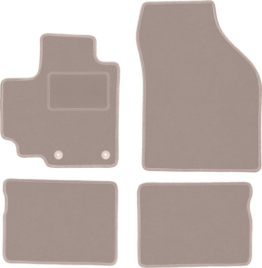 Beige Velvet Floor Mats Suzuki Celerio Hatchback 2014