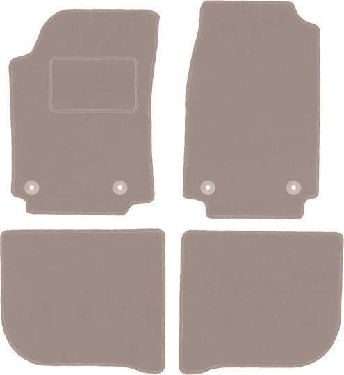 Beige Velvet Car Mats Audi 100 C4 Avant Station Wagon Sedan 1991-1994