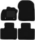 Black Velvet Floor Mats Renault Zoe Hatchback 2013