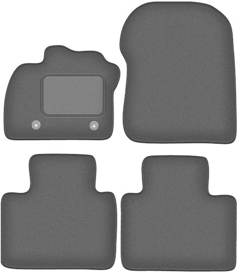 Graphite Car Mats Renault Zoe Hatchback 2013