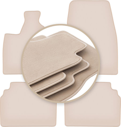 Premium Beige Floor Mats Bmw I3 L01 Hatchback 2013