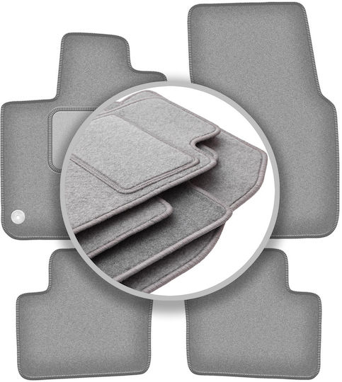 Gray Car Mats Smart Forfour Ii Hatchback 2014